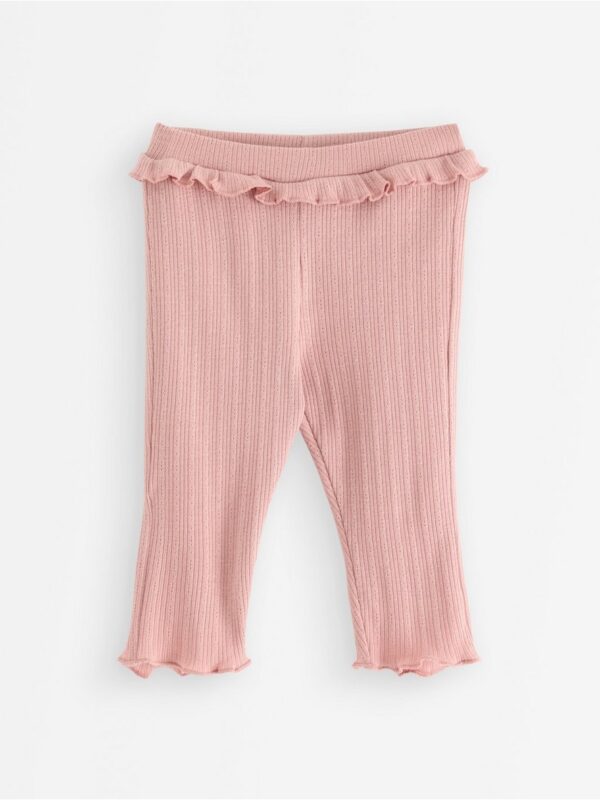 Leggings with frill - 3007043-7351