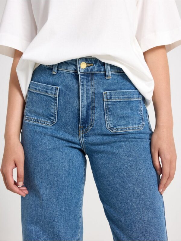 WIDE  jeans with high waist - 3007054-791