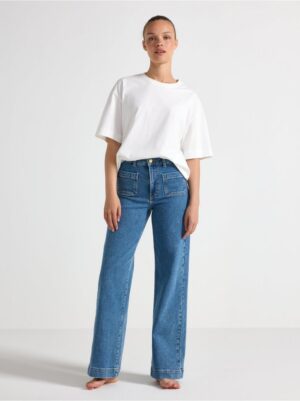 WIDE  jeans with high waist - 3007054-791