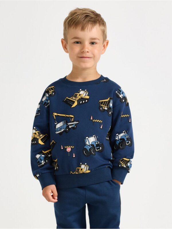 Sweatshirt with brushed inside - 3007058-6842