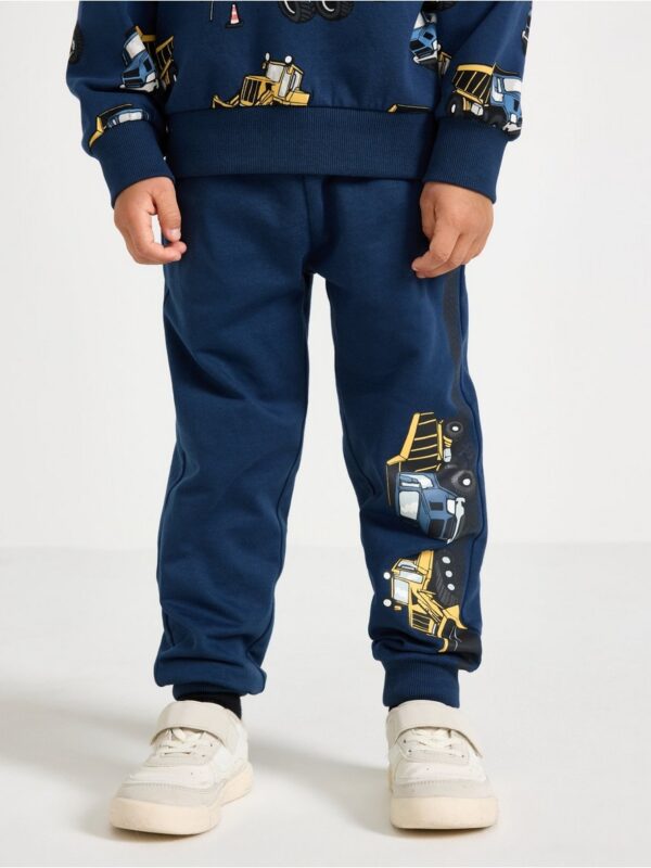 Joggers with brushed inside - 3007062-6842