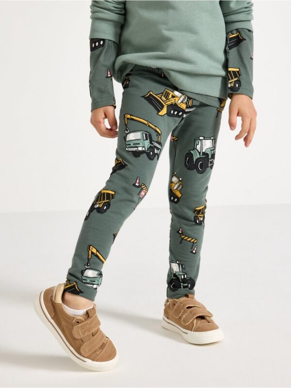 Leggings with brushed inside - 3007063-8708
