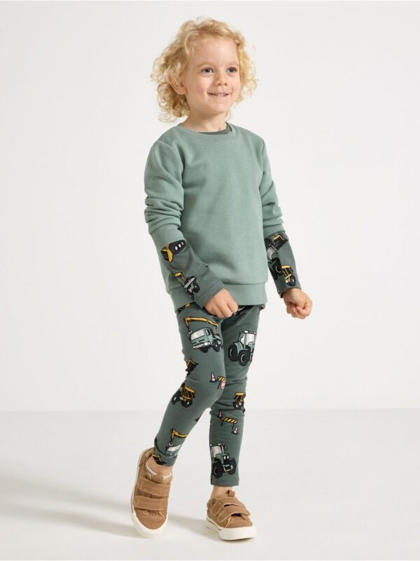Leggings with brushed inside - 3007063-8708
