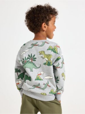 Sweatshirt with brushed inside - 3007067-7692