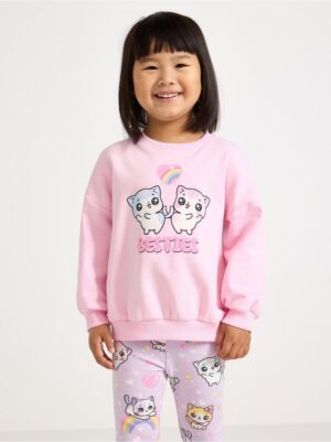 Sweatshirt with brushed inside - 3007083-3679