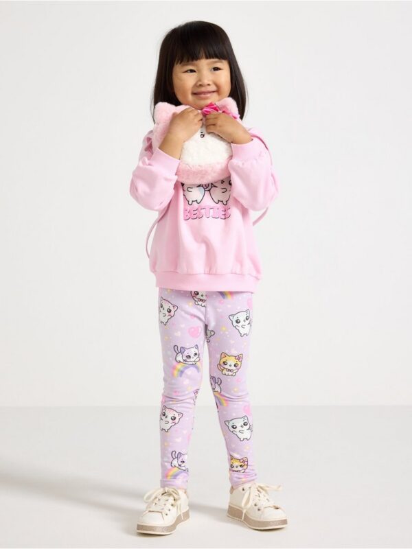 Sweatshirt with brushed inside - 3007083-3679