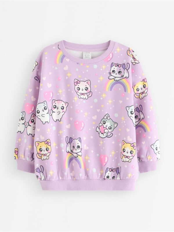 Sweatshirt with brushed inside - 3007084-7426
