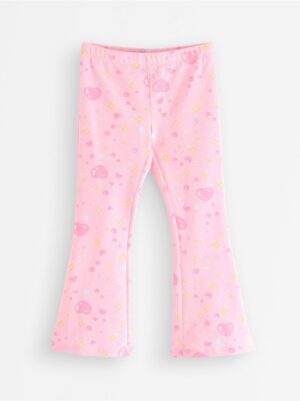 Flared leggings with brushed inside - 3007087-3679