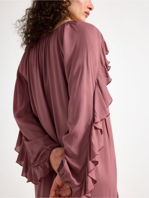 Mini dress with flounces - 3007118-2958