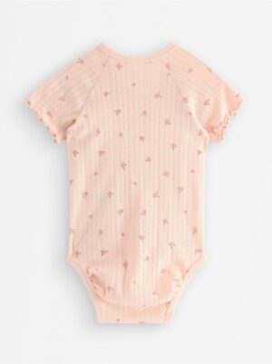 Wrap bodysuit in pointelle - 3007133-8160