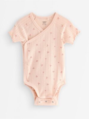 Wrap bodysuit in pointelle - 3007133-8160