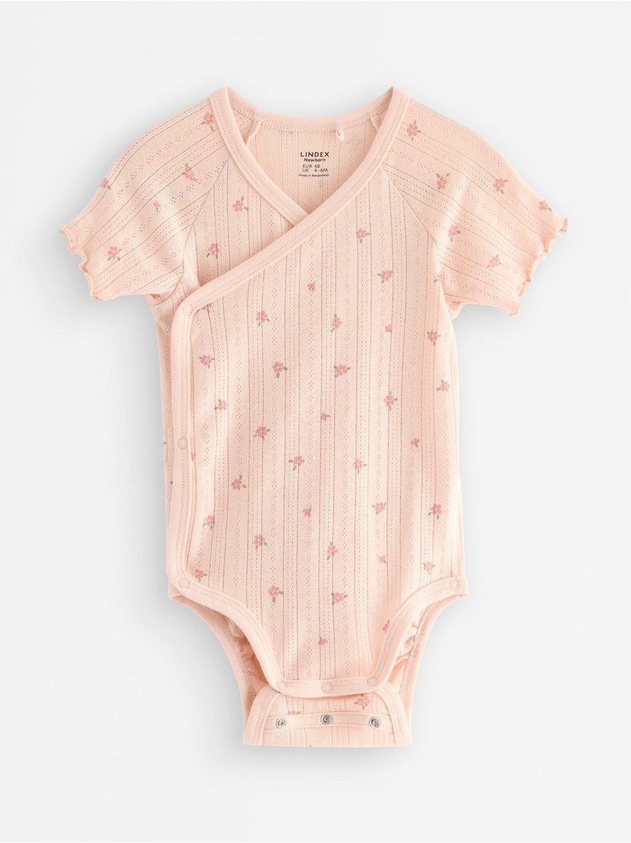 Bodi – Wrap bodysuit in pointelle