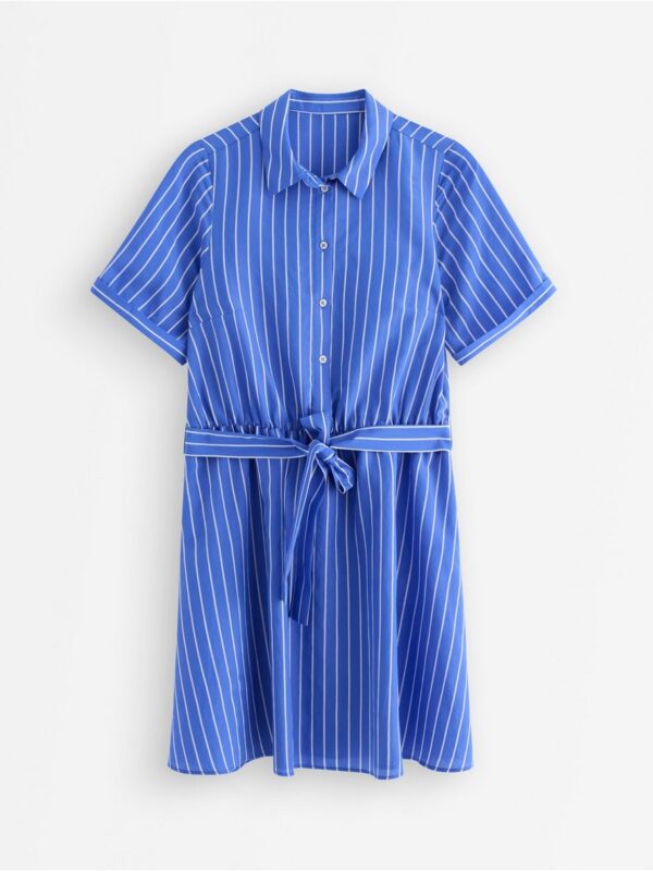 Striped shirt dress - 3007136-9614