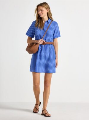 Striped shirt dress - 3007136-9614