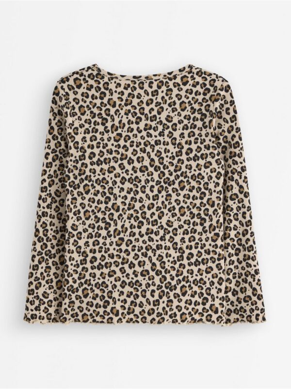 Long-sleeved ribbed top - 3007192-4939