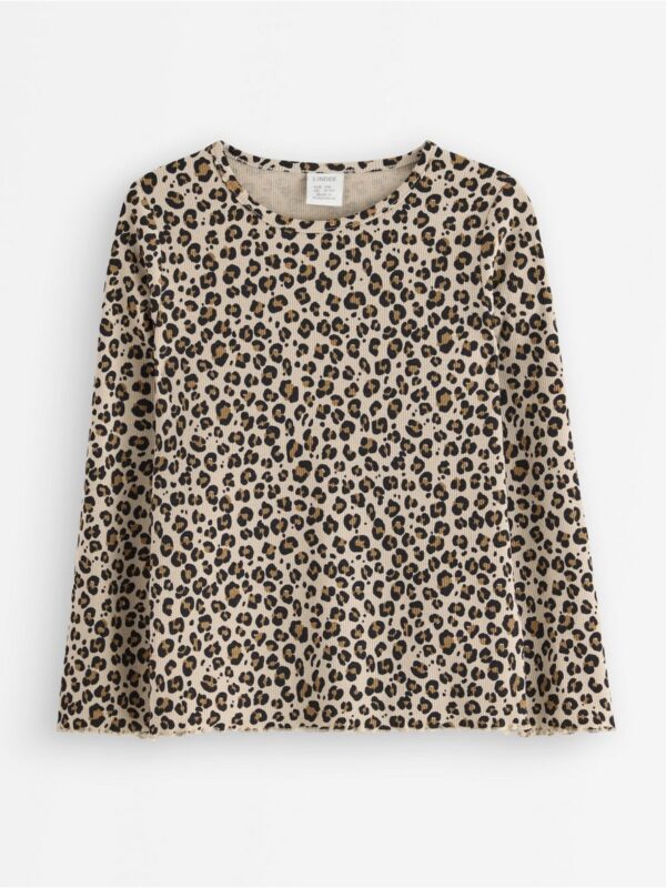 Long-sleeved ribbed top - 3007192-4939