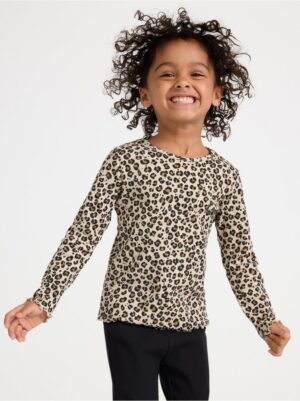 Long-sleeved ribbed top - 3007192-4939