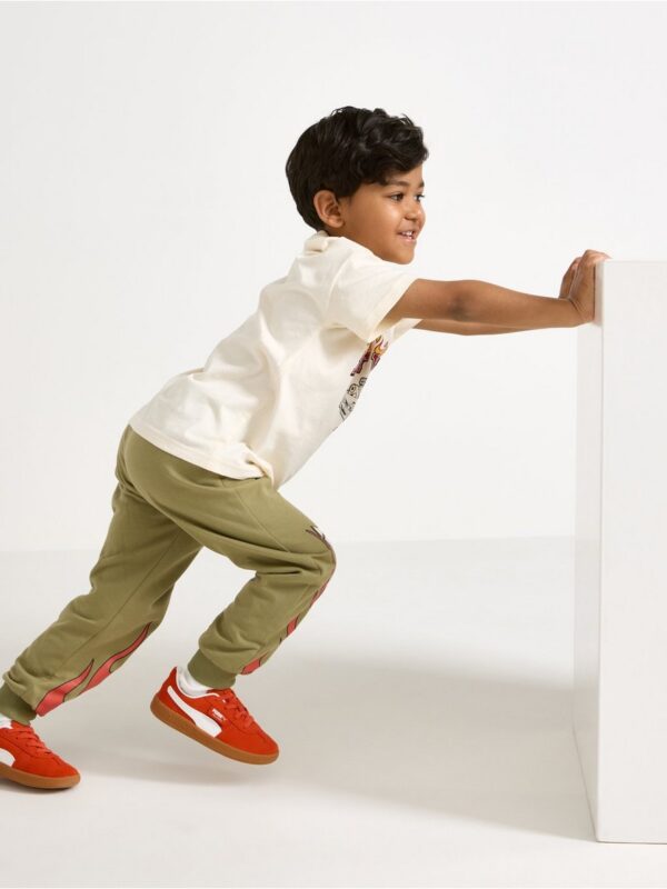 Joggers with brushed inside - 3007259-9300