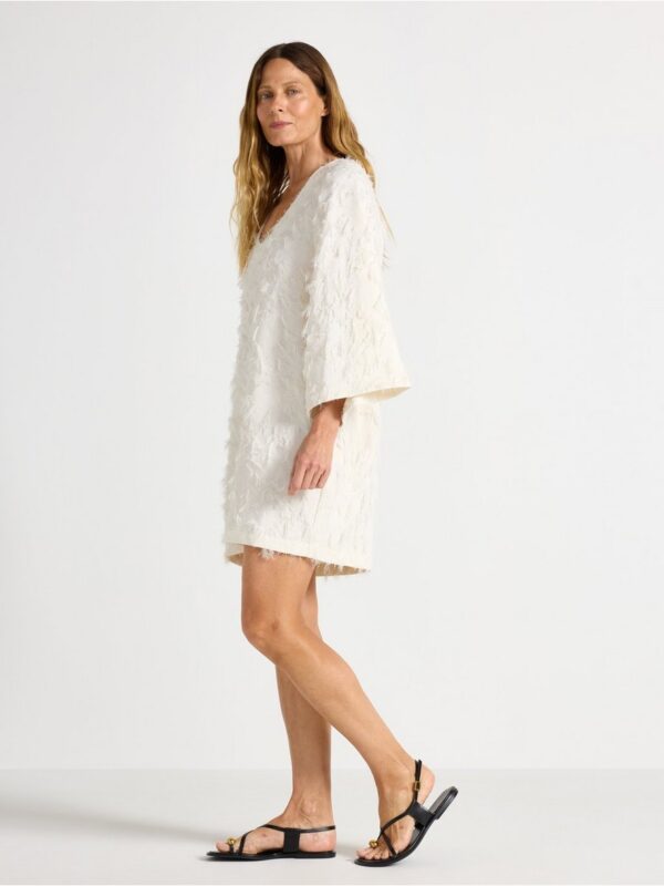 Mini dress with fringes - 3007292-1418