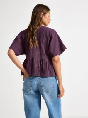 Short-sleeved blouse - 3007440-6940
