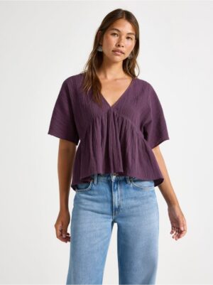 Short-sleeved blouse - 3007440-6940