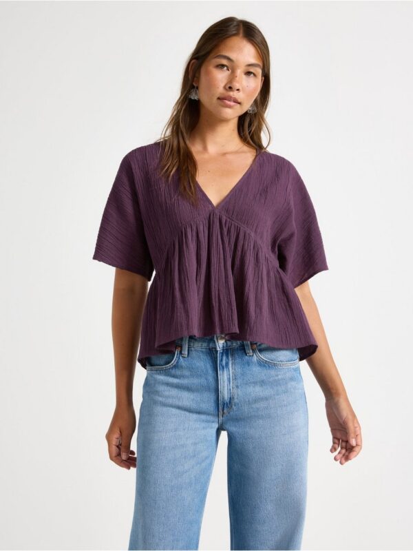 Short-sleeved blouse - 3007440-6940