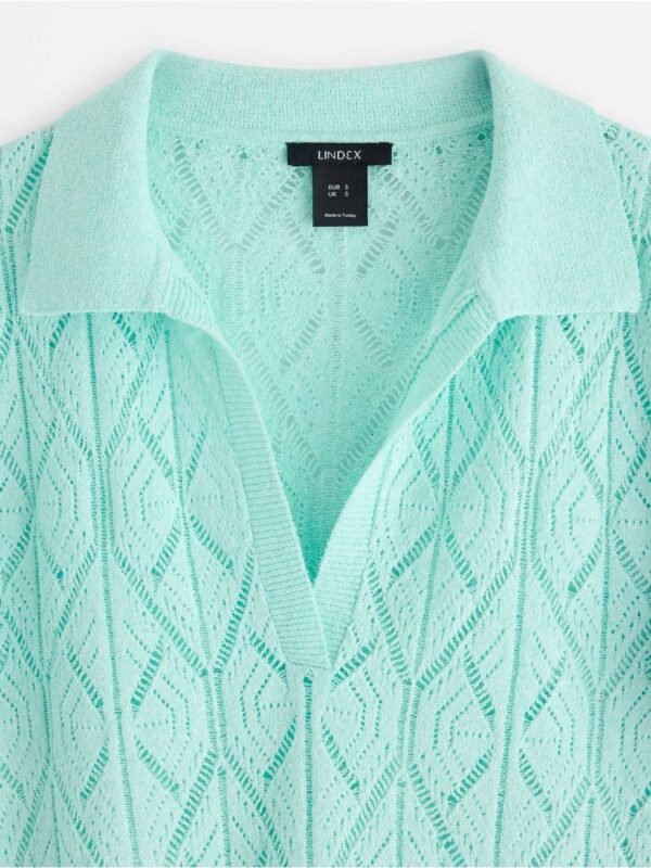 Pattern-knit top - 3007510-9616