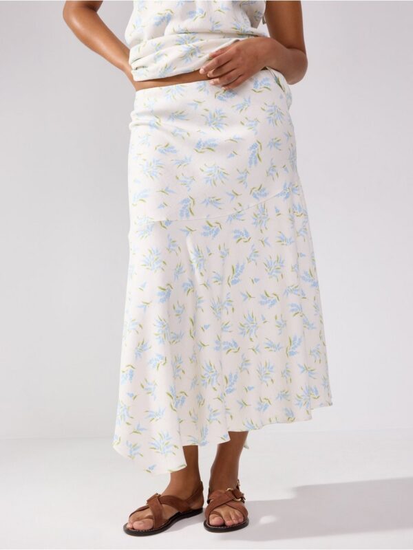 Woven skirt in viscose - 3007913-3658