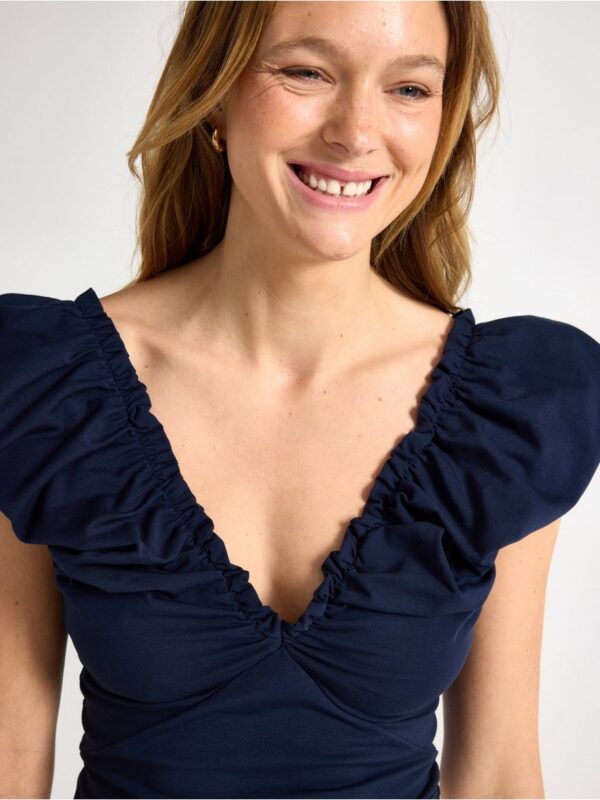 Top with wide neckline - 3007972-2150