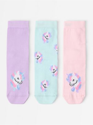 3-pack  socks with anti-slip - 3007974-6666