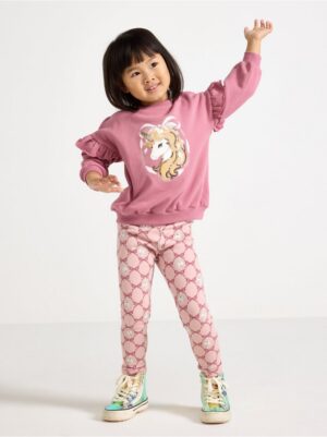 Leggings with brushed inside - 3008195-7351