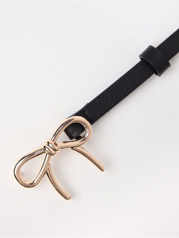 Slim belt with bow - 3008210-80