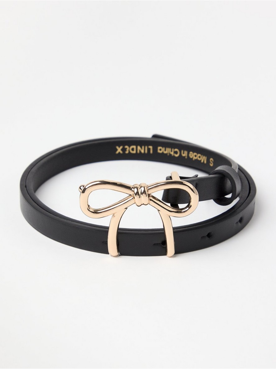 Kais – Slim belt with bow