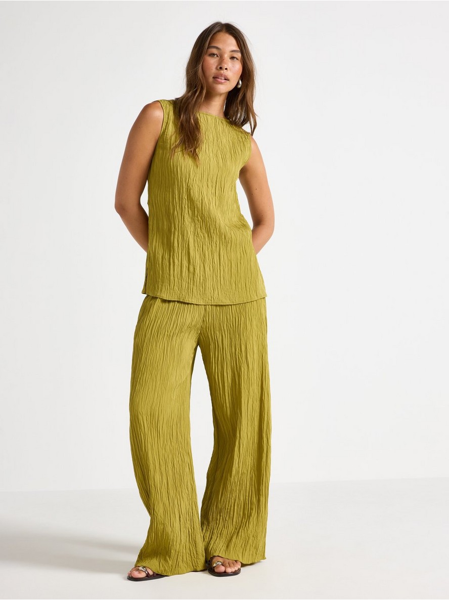 Pantalone – Crinkled trousers