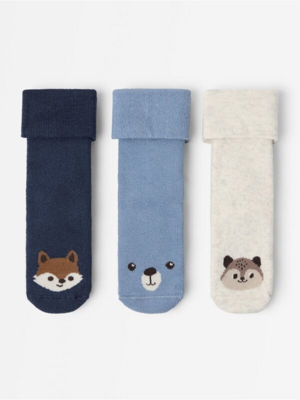 3-pack  socks - 3008305-8174