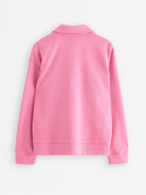 Oversized sweatshirt with collar - 3008432-7362