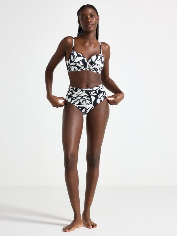 Shaping bikini bottom with high waist - 8667647-3675