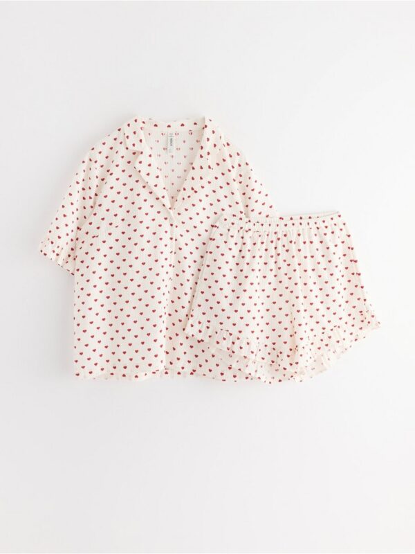 Pyjama set in seersucker - 8707989-6286