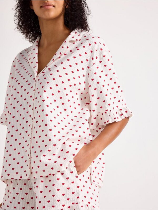 Pyjama set in seersucker - 8707989-6286