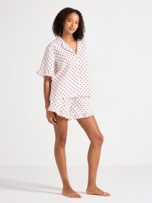 Pyjama set in seersucker - 8707989-6286