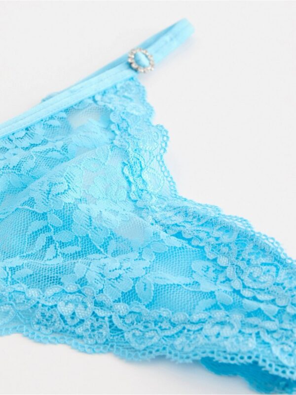 Thong in lace - 8727233-7283