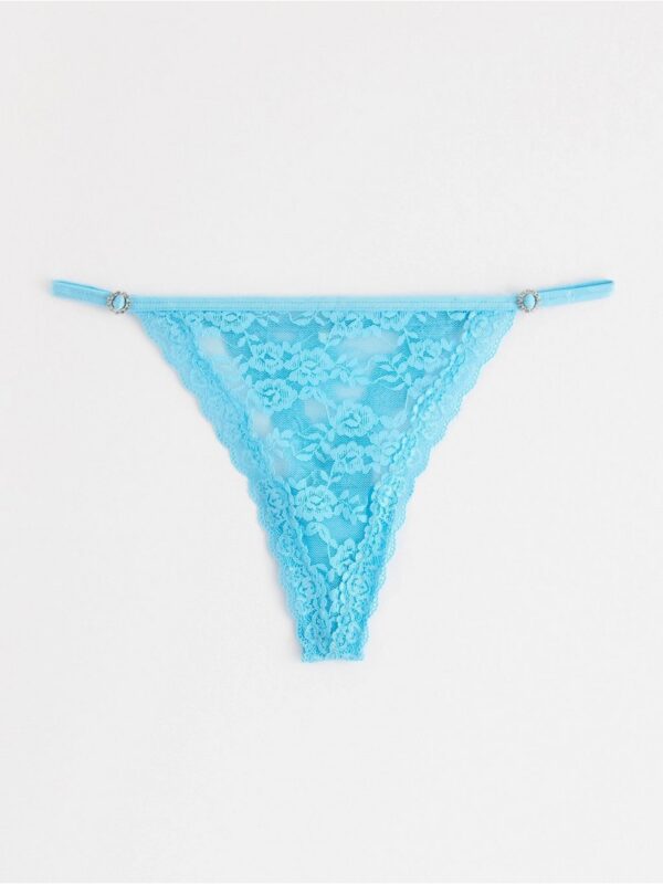 Thong in lace - 8727233-7283