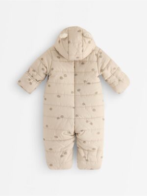 Water repellent padded snowsuit - 3000729-7704