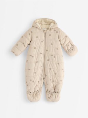 Water repellent padded snowsuit - 3000729-7704