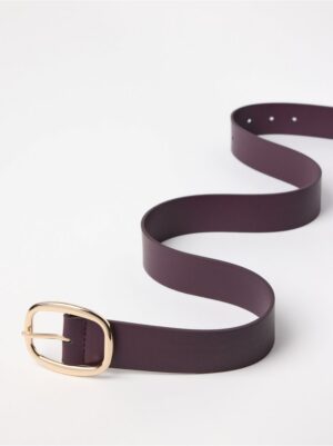 Wide belt  in imitation leather - 3004472-7390