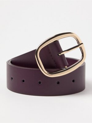 Wide belt  in imitation leather - 3004472-7390