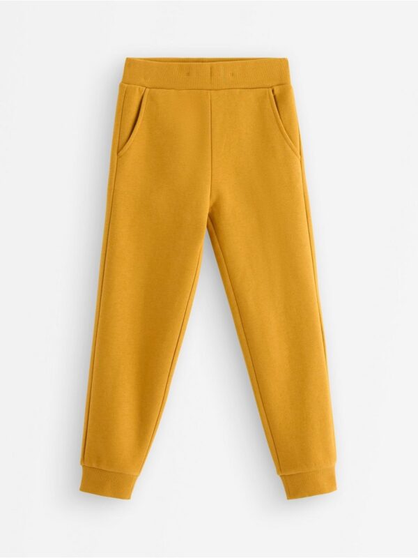 Joggers with brushed inside - 3004578-9755