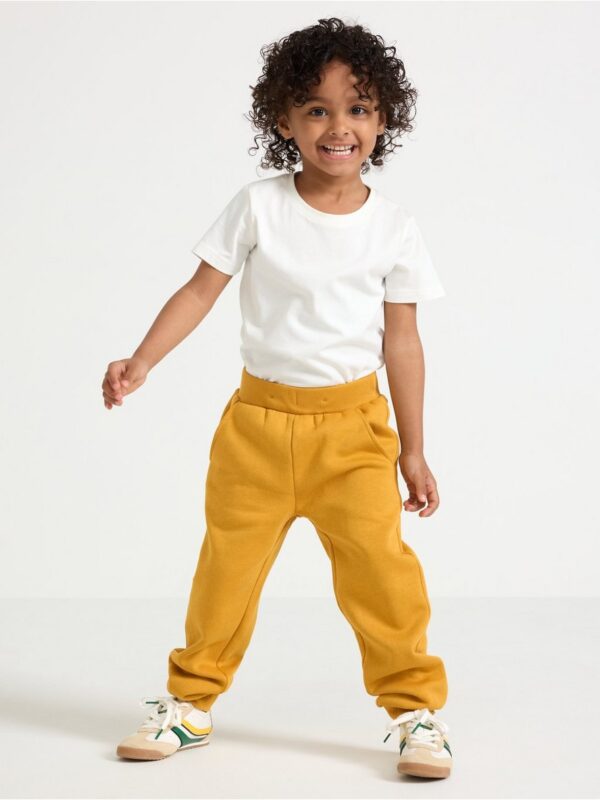 Joggers with brushed inside - 3004578-9755