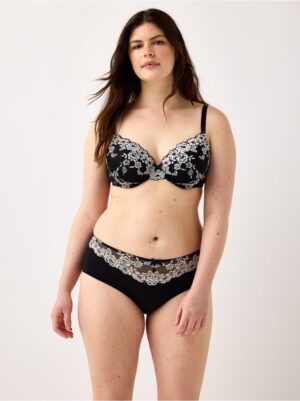 Briefs with lace - 3005622-80