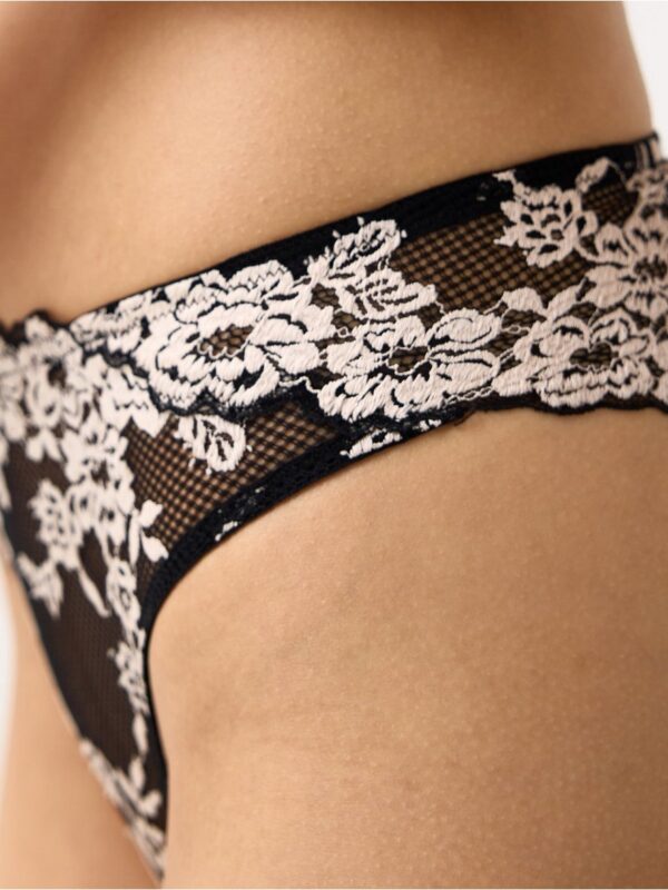 Brazilian briefs in lace - 3005639-80